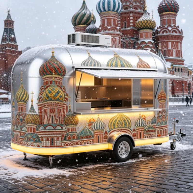 Food Snacks Delivery - Мини-фургон для мороженого с полной кухней,