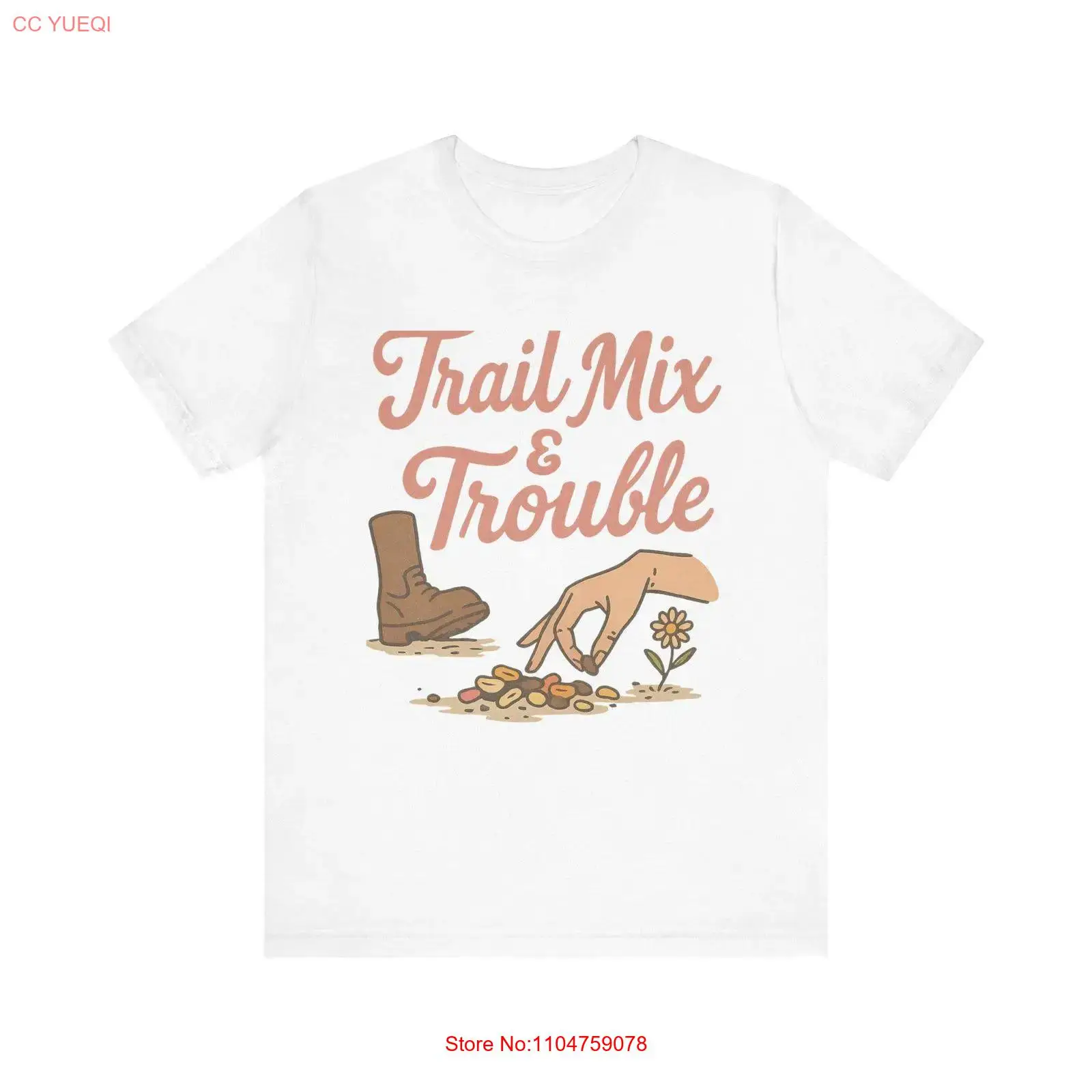 Trail Mix - Футболка Trail Mix Trouble: Винтажная, модная,