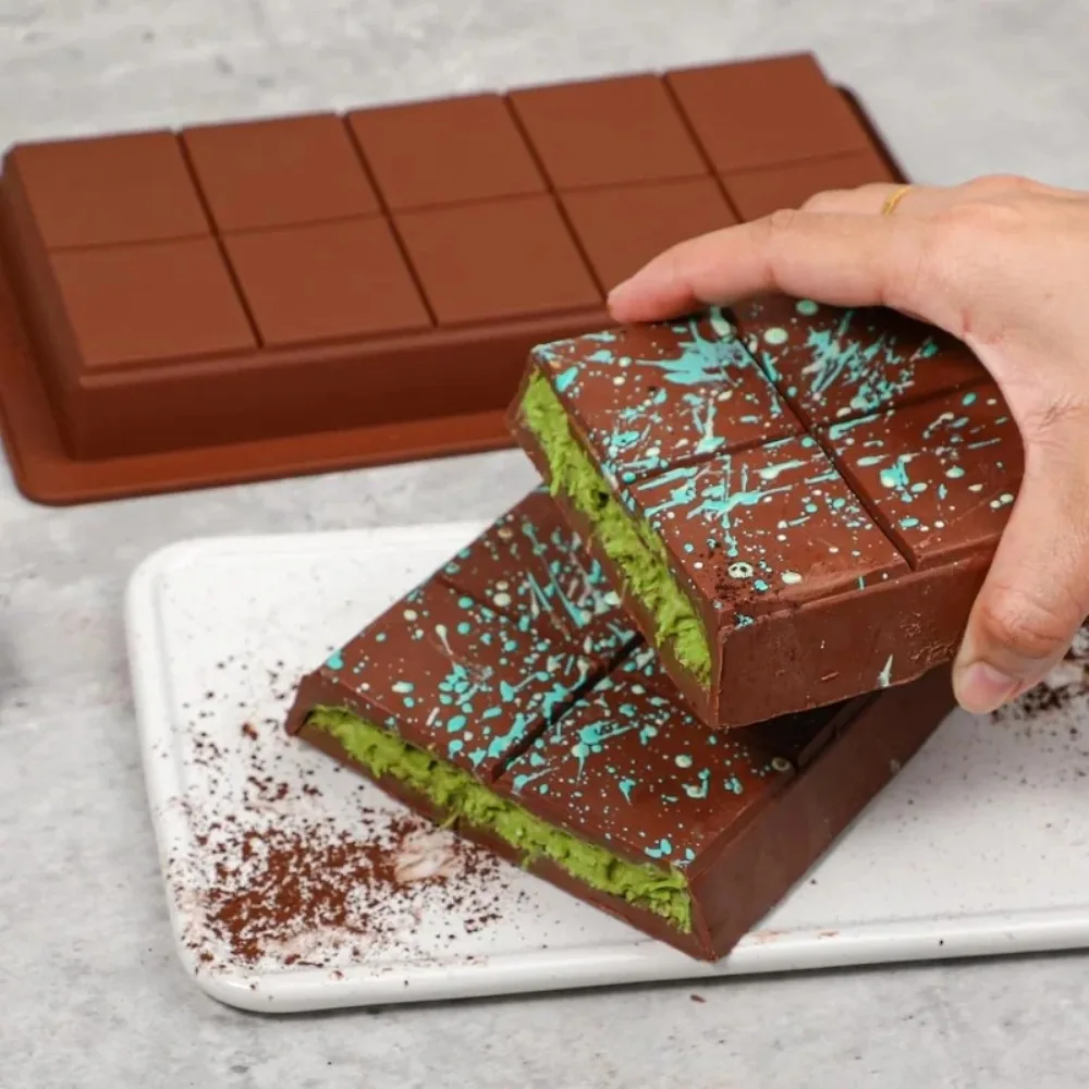 Protein Bar - Силиконовая форма для шоколадных батончиков, прямоугольная,