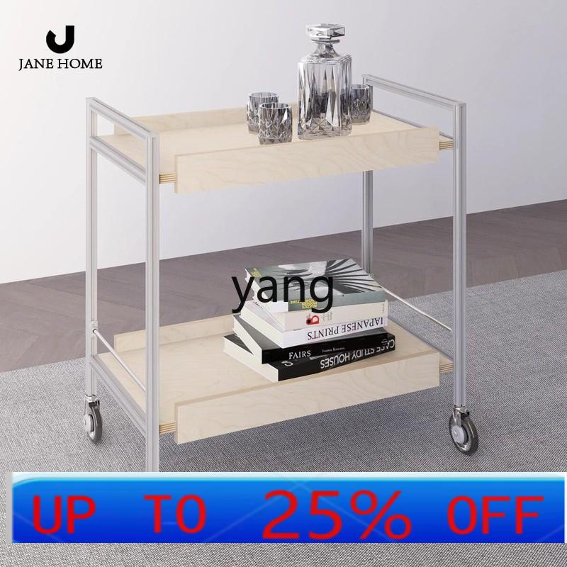 Food Snacks Delivery - Минималистичная двухъярусная тележка-столик для хранения закусок