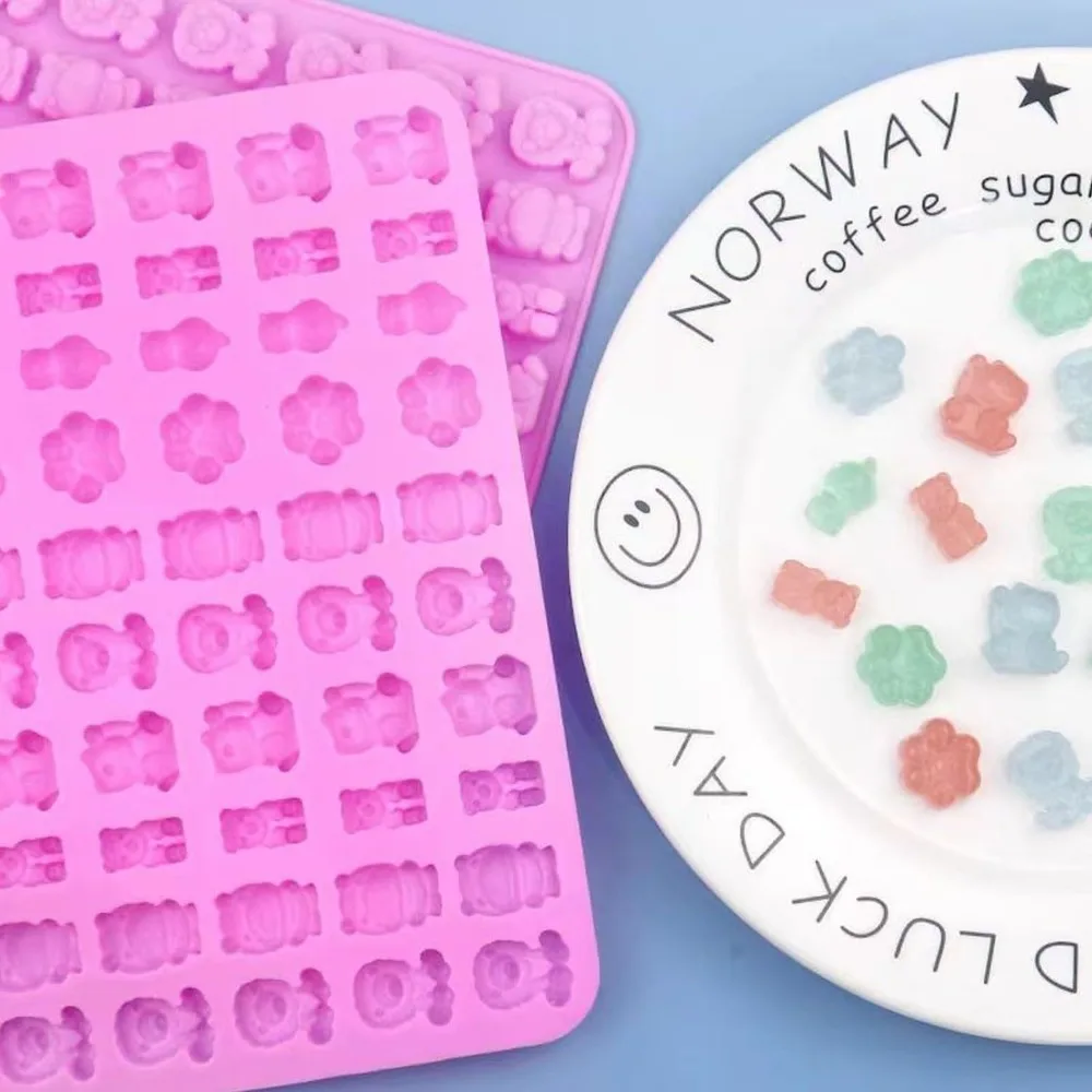 5 шт. силиконовые формы для ко – обзор и цена Gummy Candy